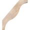 Ekena Millwork 5 1/2"W x 24"D x 28"H Funston Smooth Knee Brace, Douglas Fir BRC06X24X28FST00SDF - alternate 2